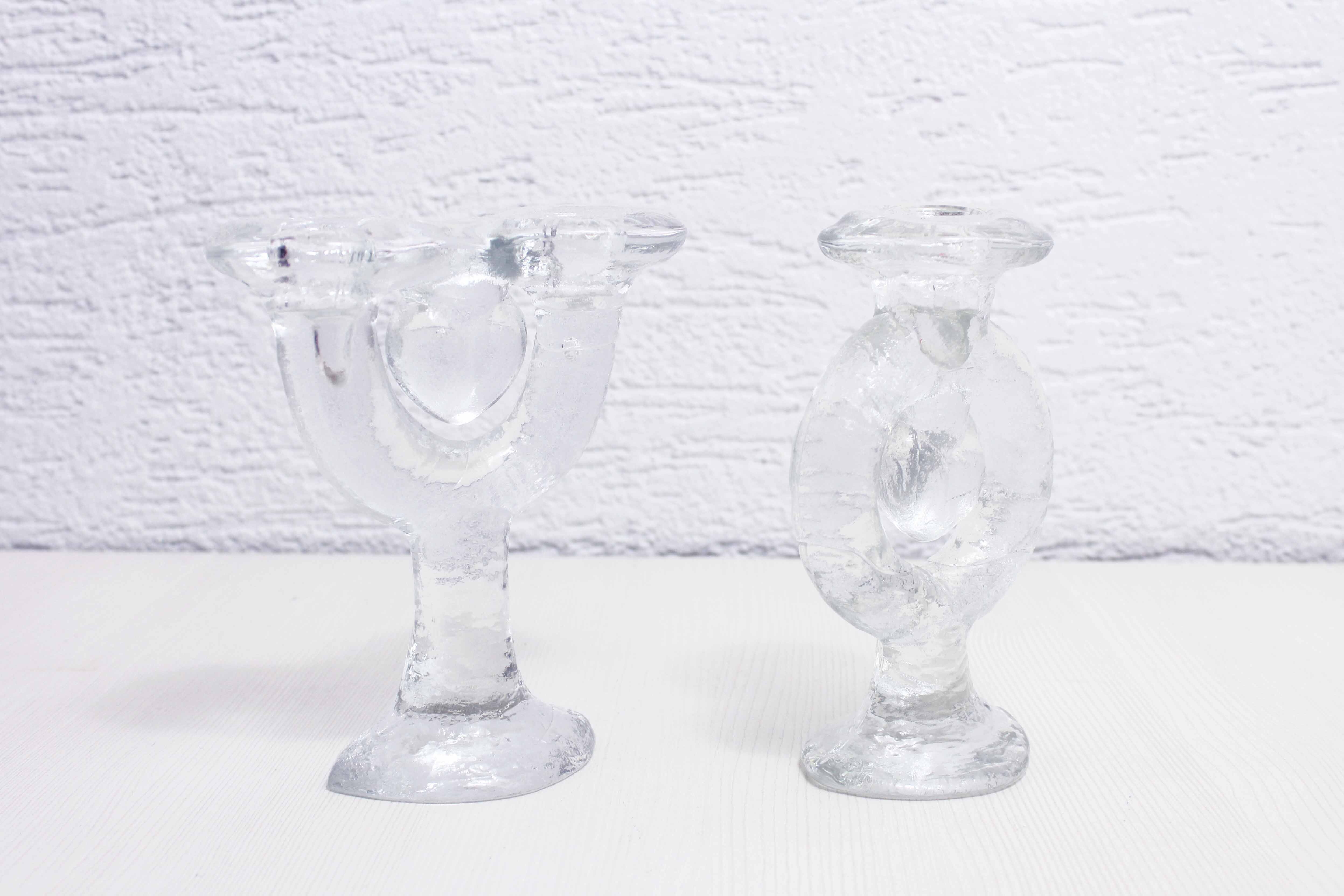 Pair of Scandinavian candle holders Pukeberg