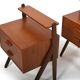 Pair of Teak Nightstands by Sigfred Omann for Ølholm 1960s