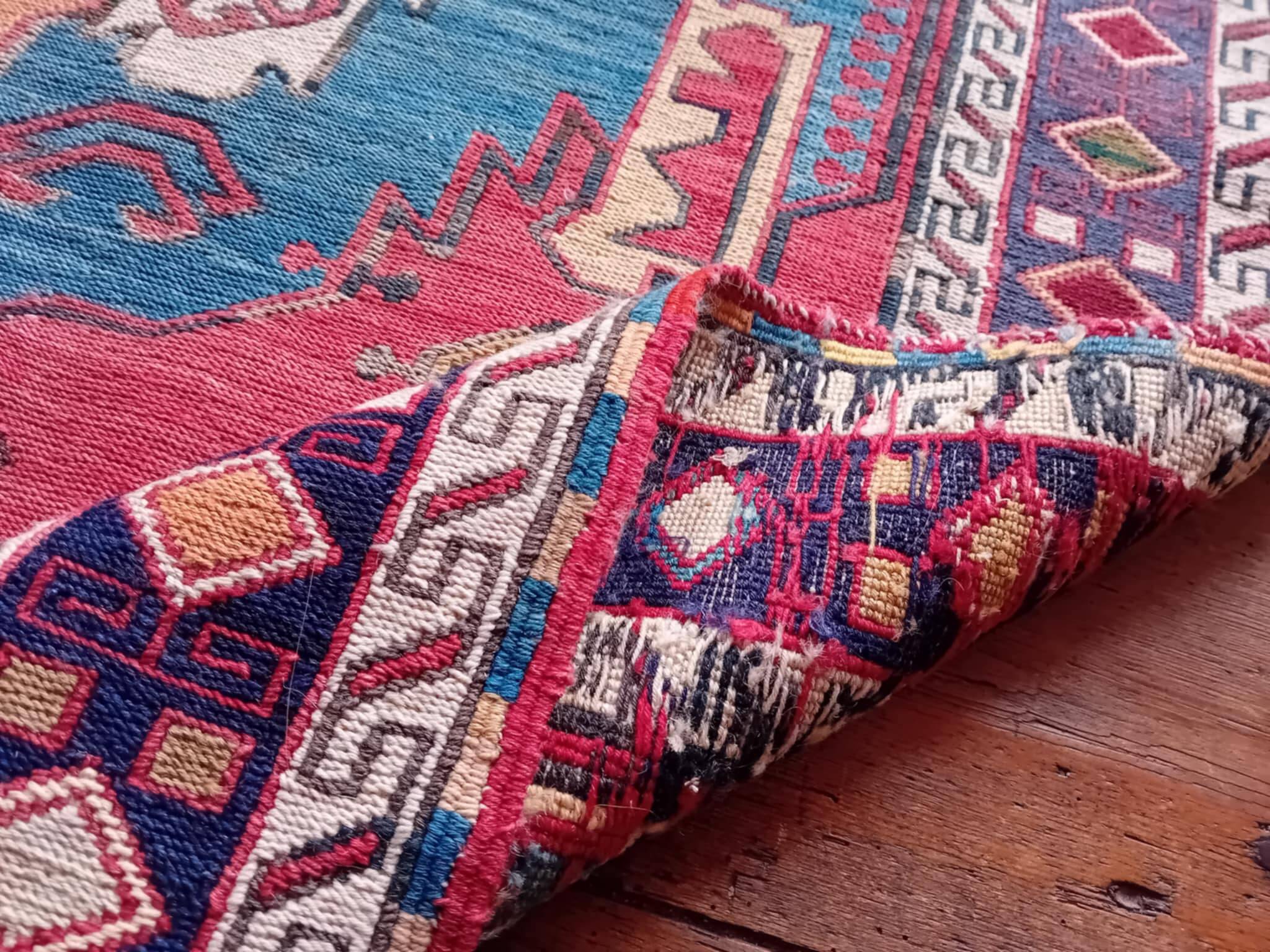 Handmade Anatolian Kilim Soumak 160x102cm