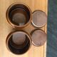 Set of two jars, Hornsea candy boxes