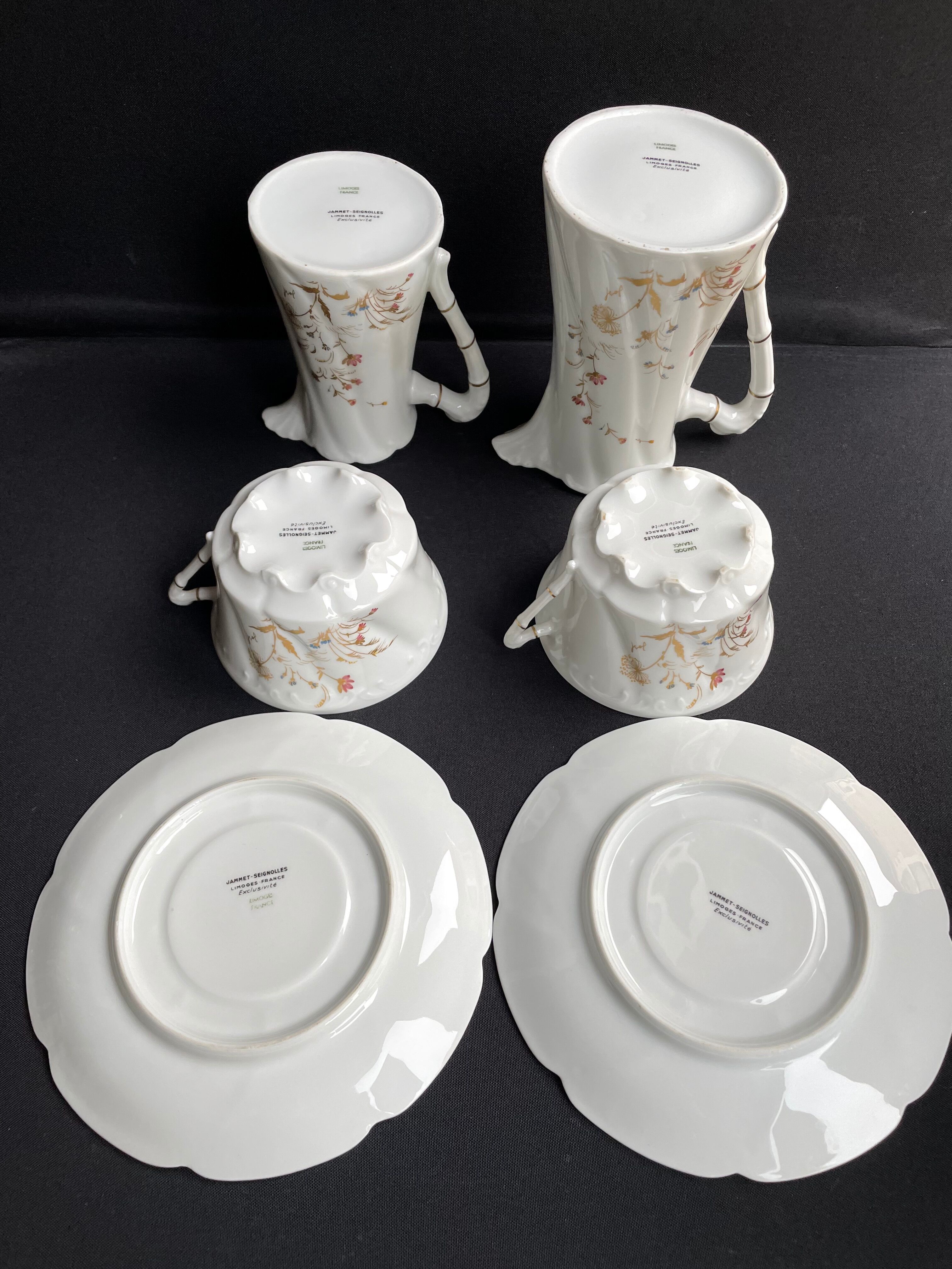 Exclusivity Jammet-Seignolles signed Josl - Limoges - Lunch service for 2 people