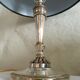 Silver metal Empire Lamp