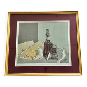 Nature morte signée - van