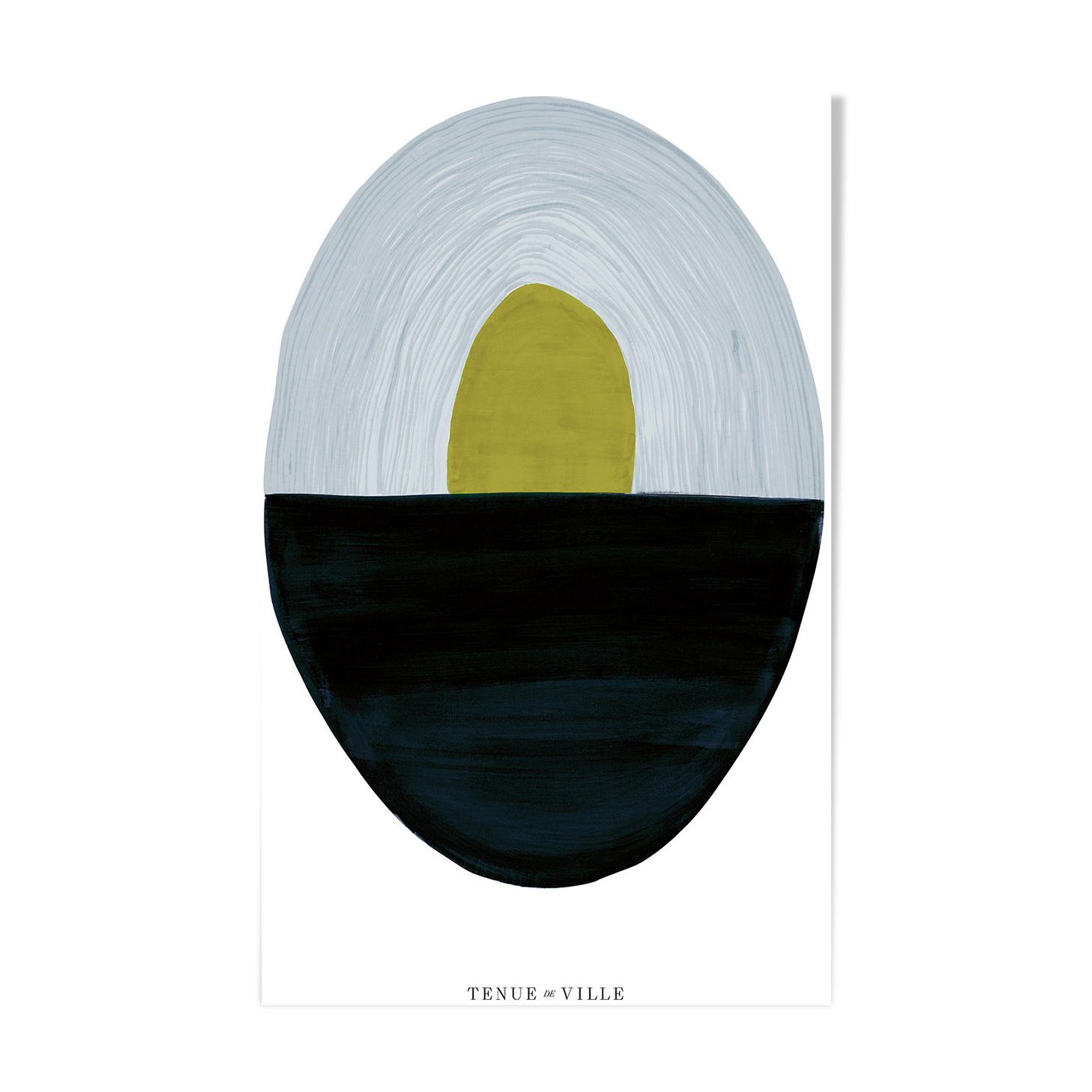 Totem jade illustration - 50 x 70 cm provided out of frame