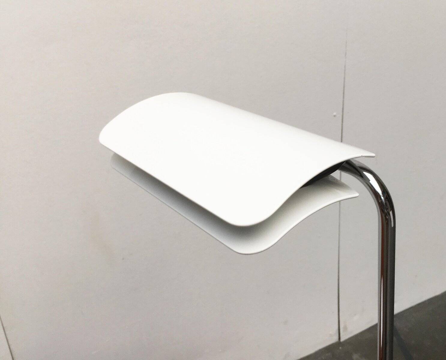 Vintage italian table lamps tegola by bruno gecchelin for blu italia, set of 2