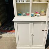 White patina glazed sideboard