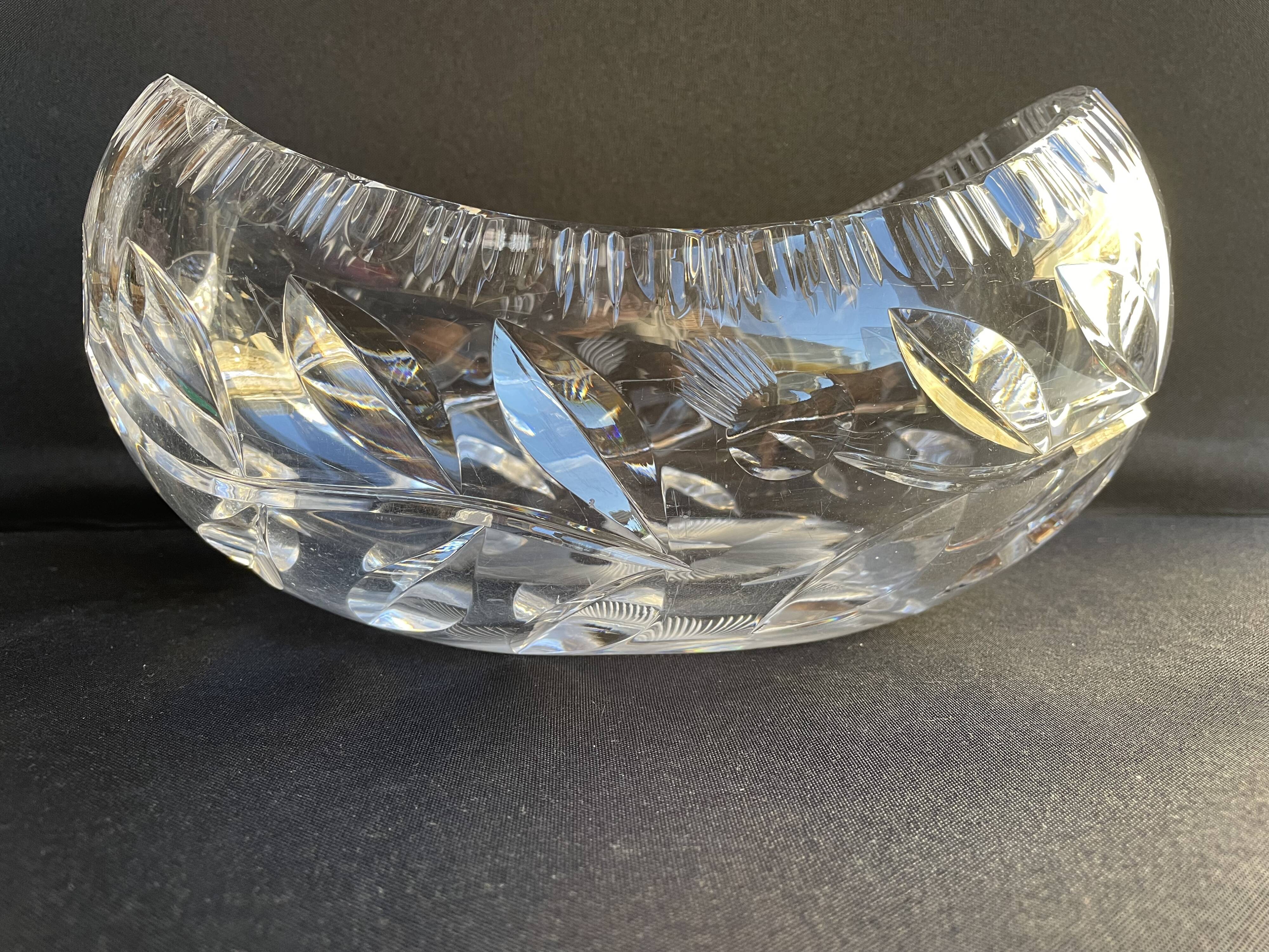1629 Table planter - Modern mid-century - Hand-cut crystal