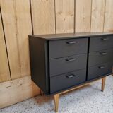 Black chest of drawers