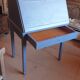 Blue school desk, early 20th century