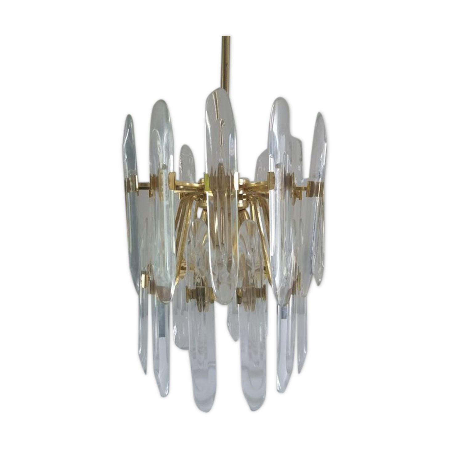 Brass chandelier from Sciolari