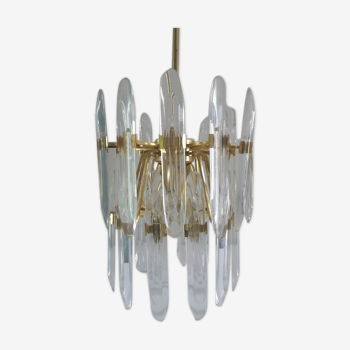 Brass chandelier from Sciolari