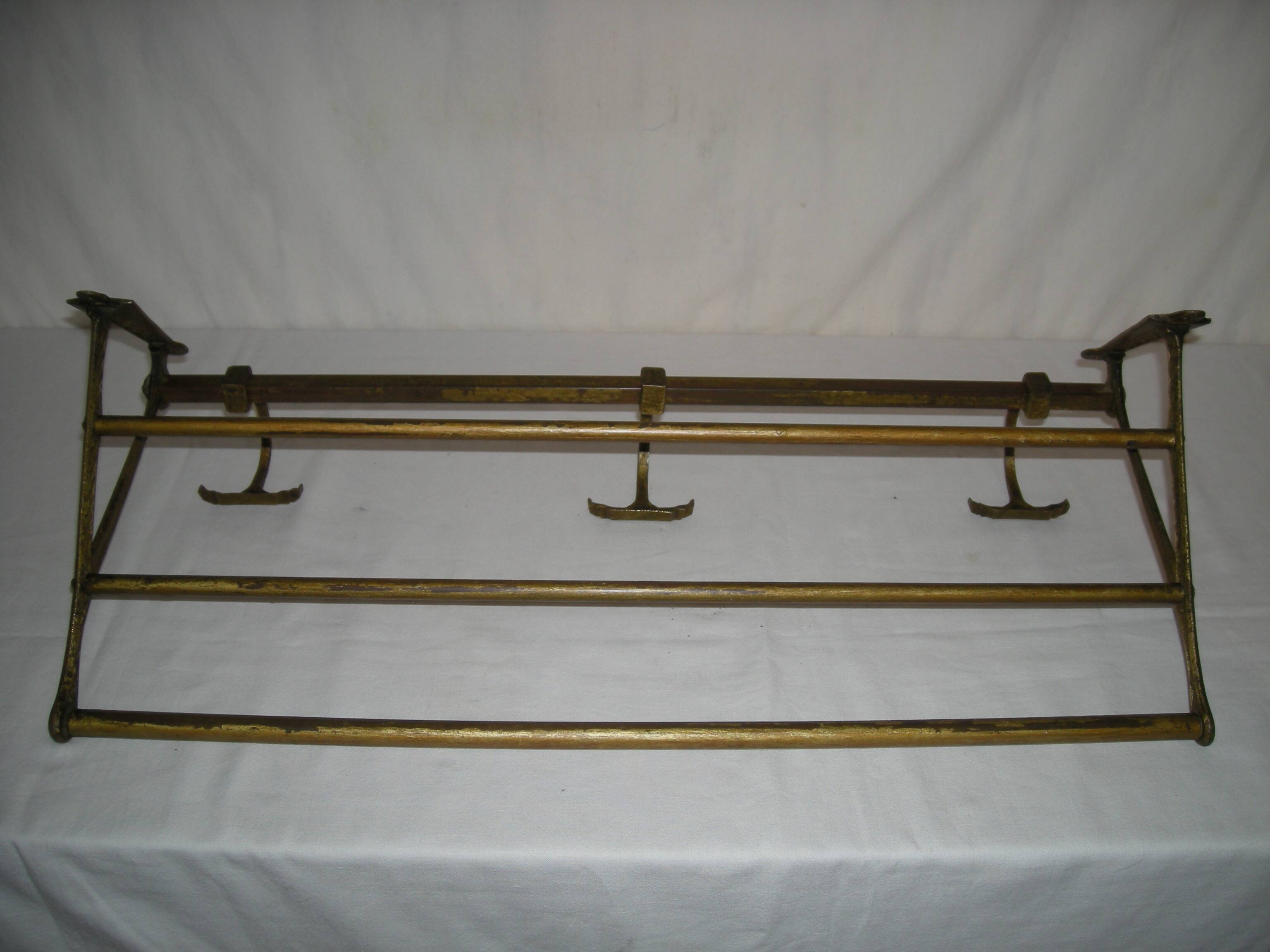 art deco wall coat rack from the 1930s