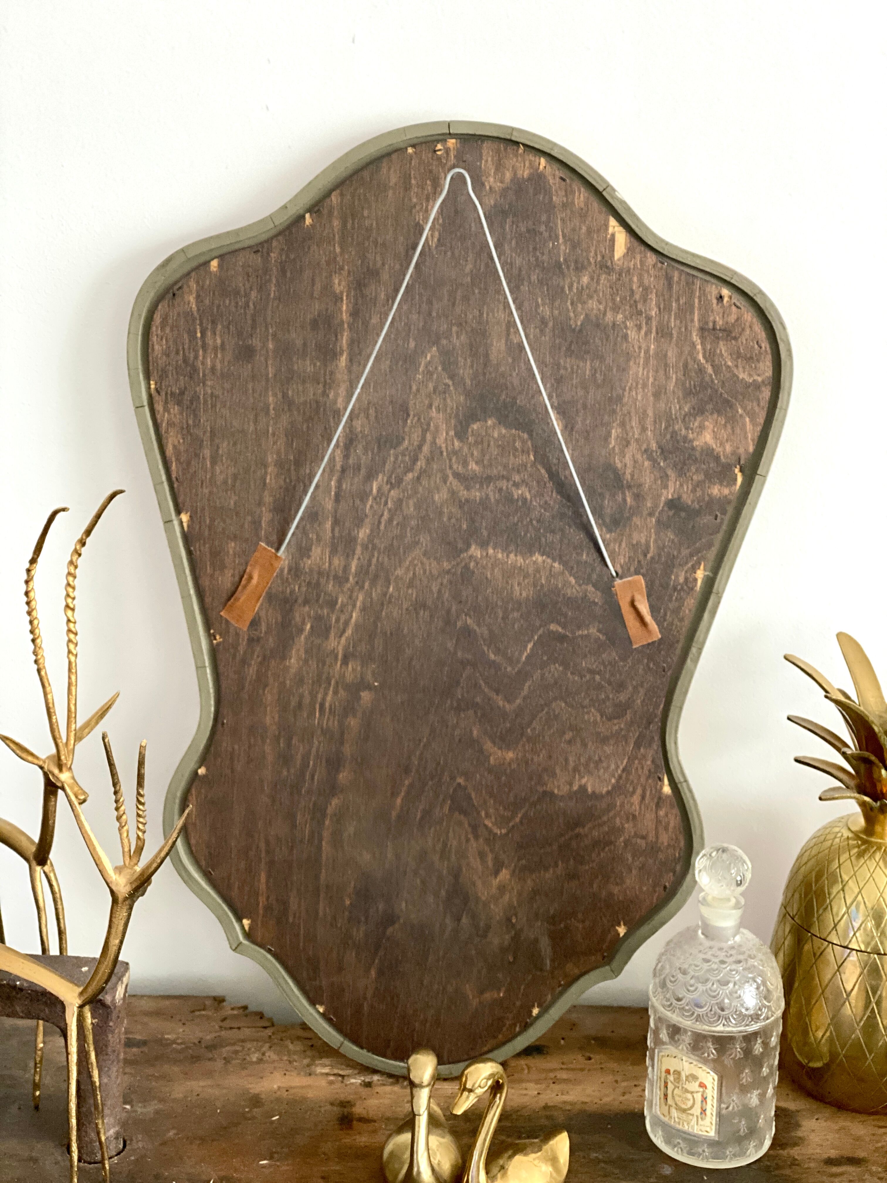 Old gilded mirror