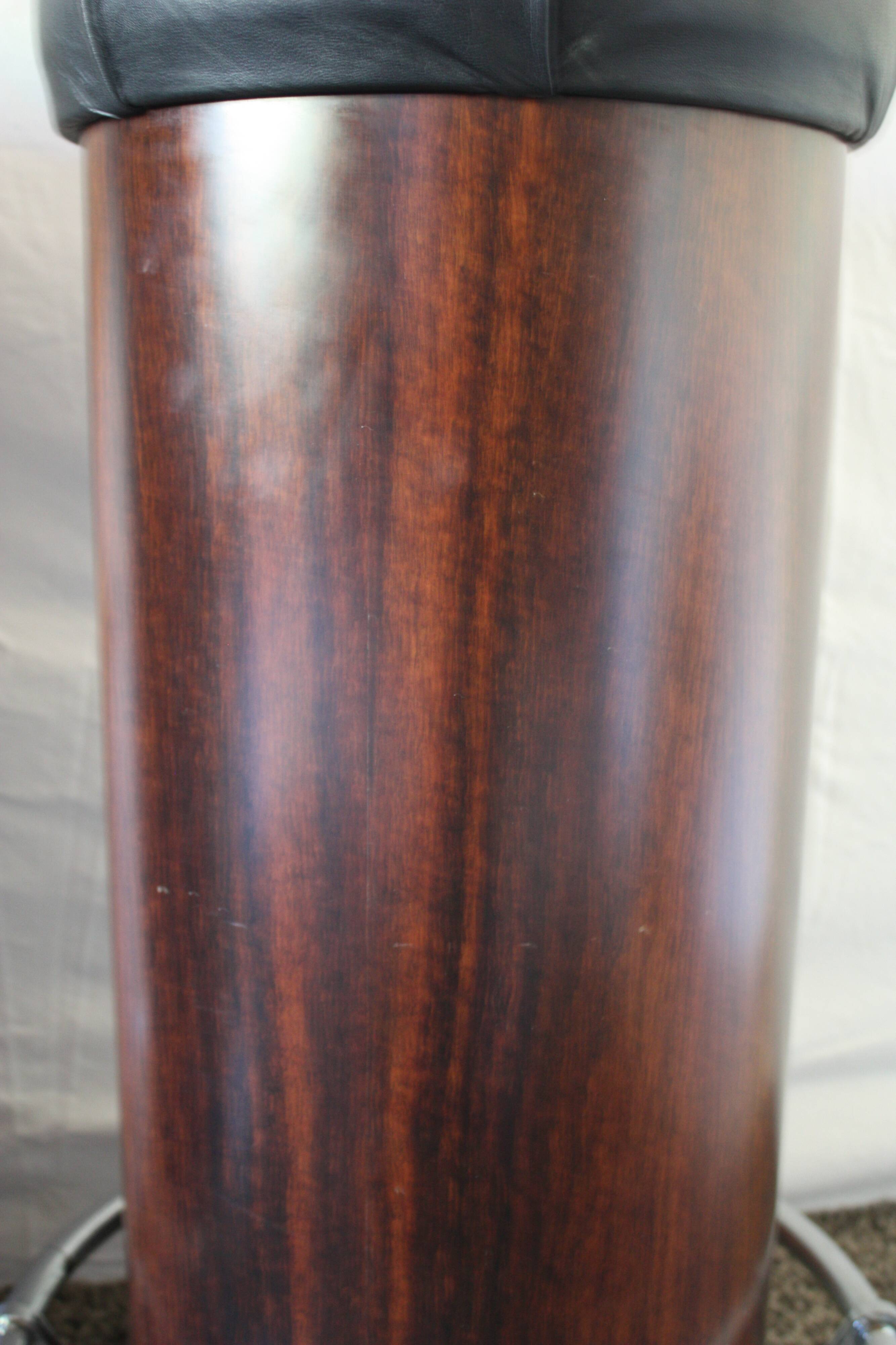 Art deco style rosebar stools