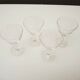 8 Old Art Deco Stemmed Glasses