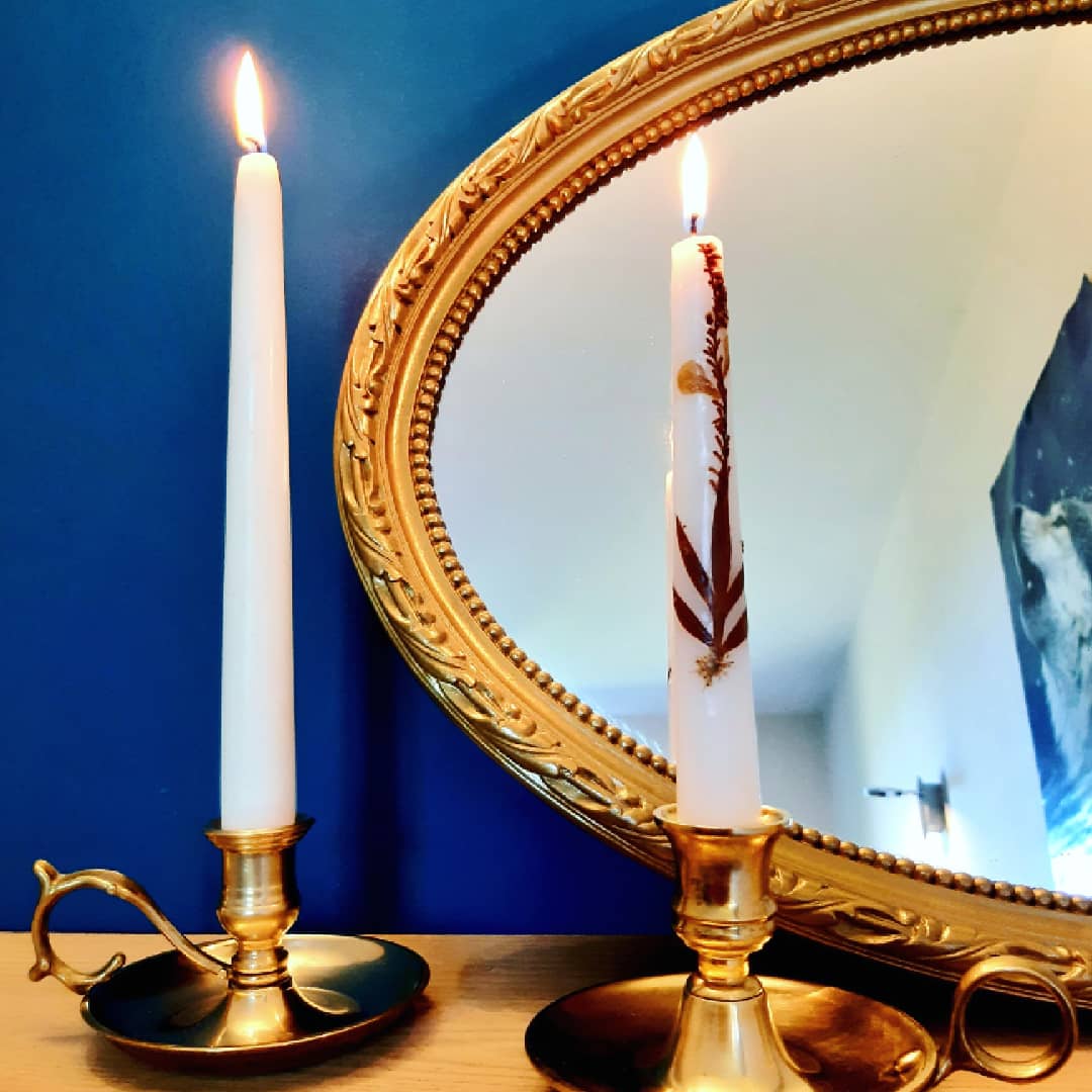 Oval Gold Mirror 41x64cm