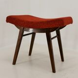 1980s Oak Stool, Czechoslovakia