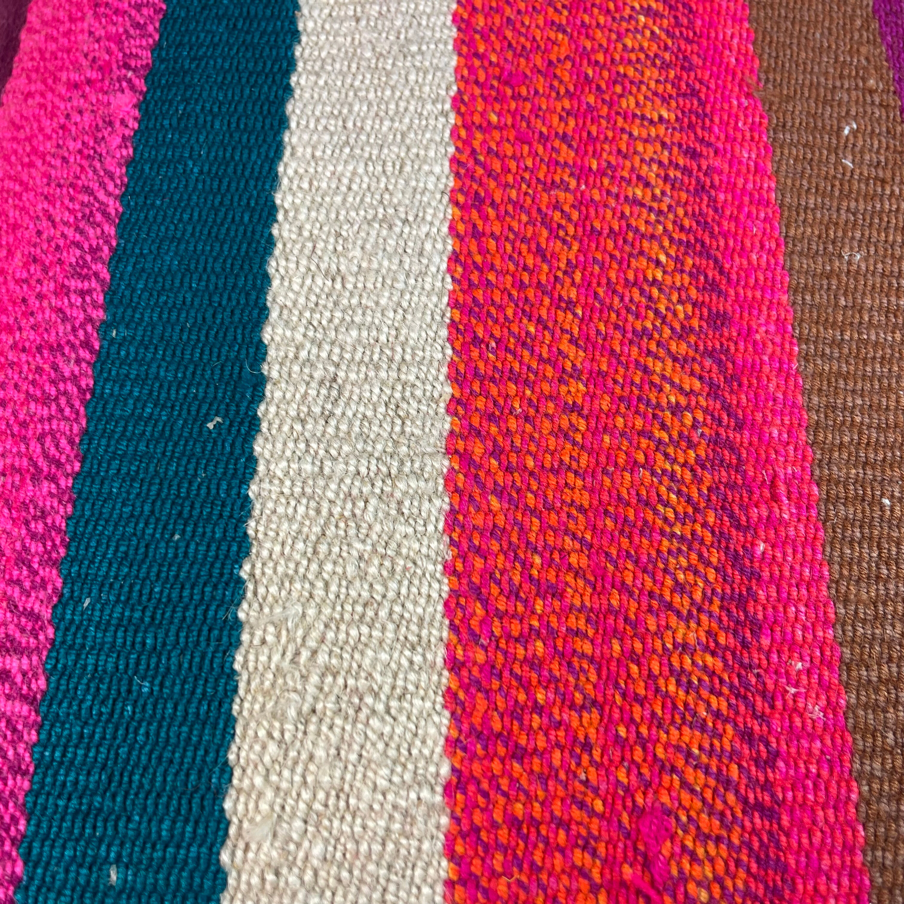 Vintage turkish kilim cushion cover, 30 x 50 cm