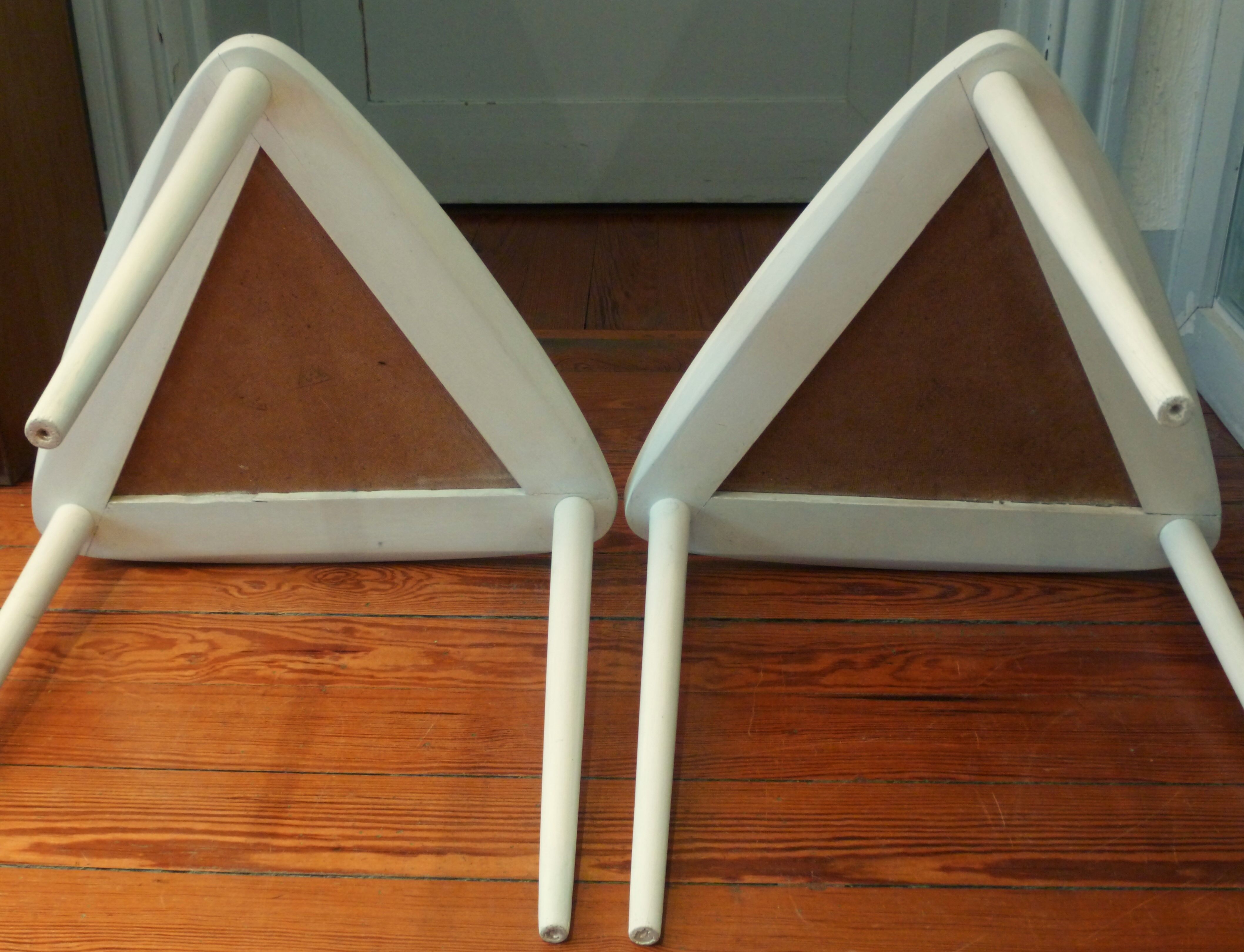 Pair of sofa ends, 60s