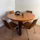 Table ronde salle à manger vintage