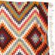 Tapis Kilim Vintage Zigzag – Tissage Anatolien à Motifs Diamants