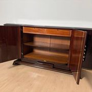 Art Deco Sideboard in Macassar Ebony and Brass, Paris, 1930s