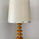 Large Space Age lamp in metal and ceramic.