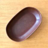 Vintage brown Dutch ceramic dish