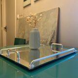 Plateau miroir années 50