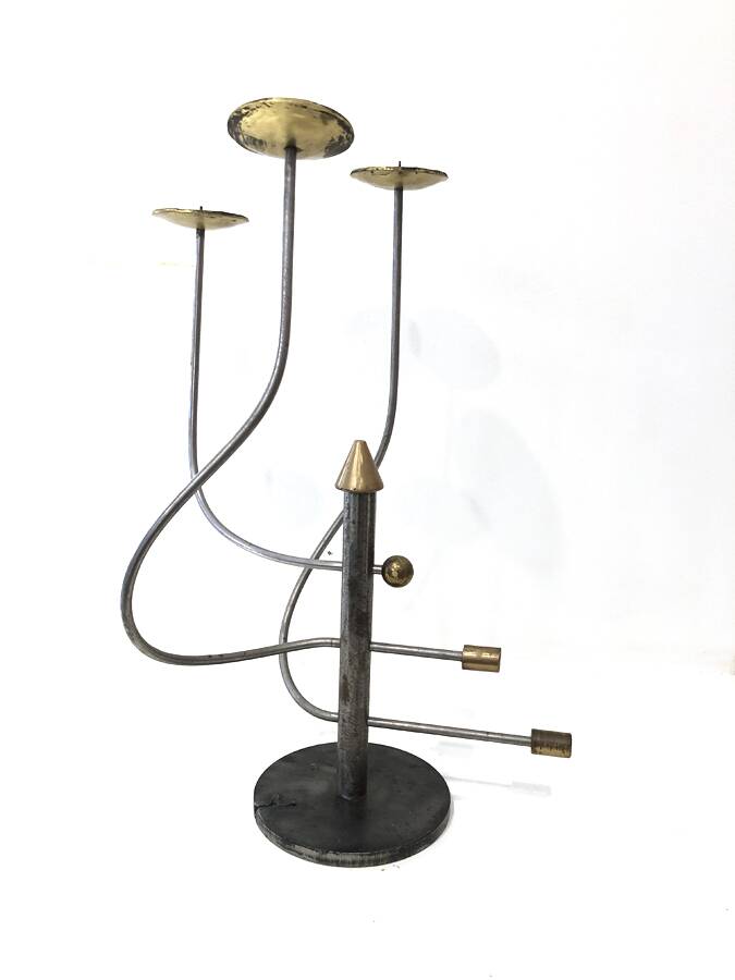 Bronze chandelier, German design, 20th century