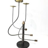 Chandelier bronze, design Allemand, 20ème