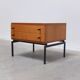 Modernist side table with drawers by Herbert Hirche for Holzäpfel, 1950s.