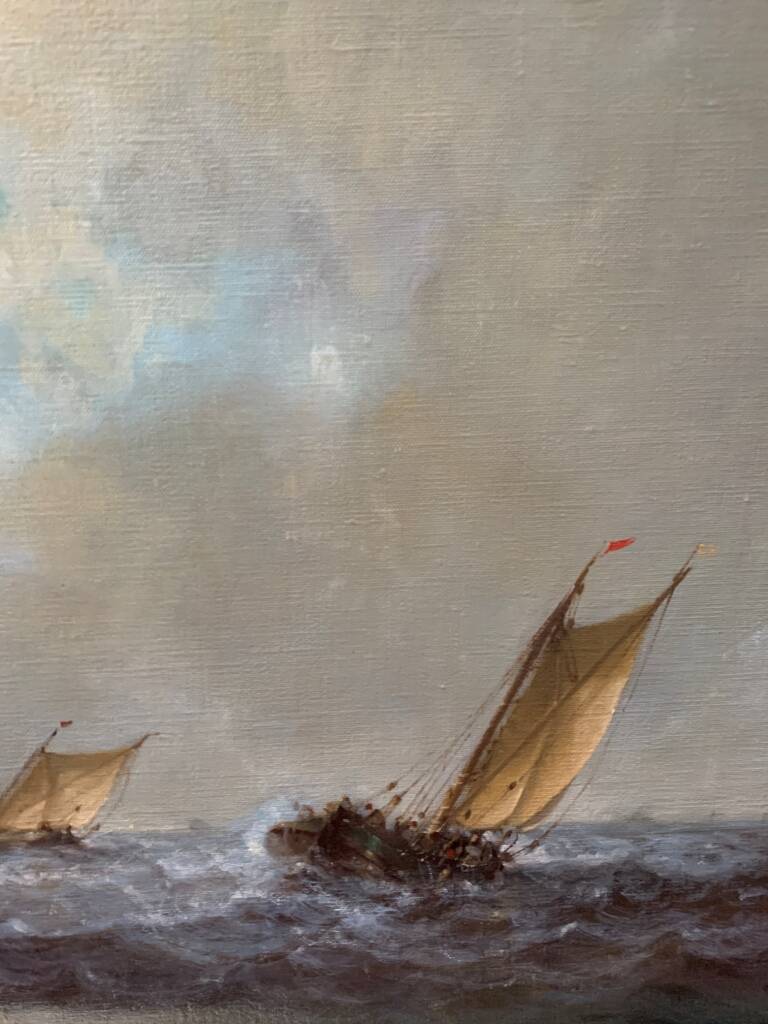 Frans van der Heide (1936-1999). Painting "Seascape".