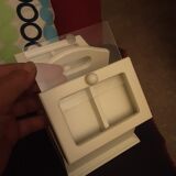 White wooden jewelry box