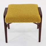 1960s Beech Restored Stool, Czechaolsovakia