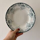 Set of 8 antique ironstone soup plates - Suzanne de Saint Amand model