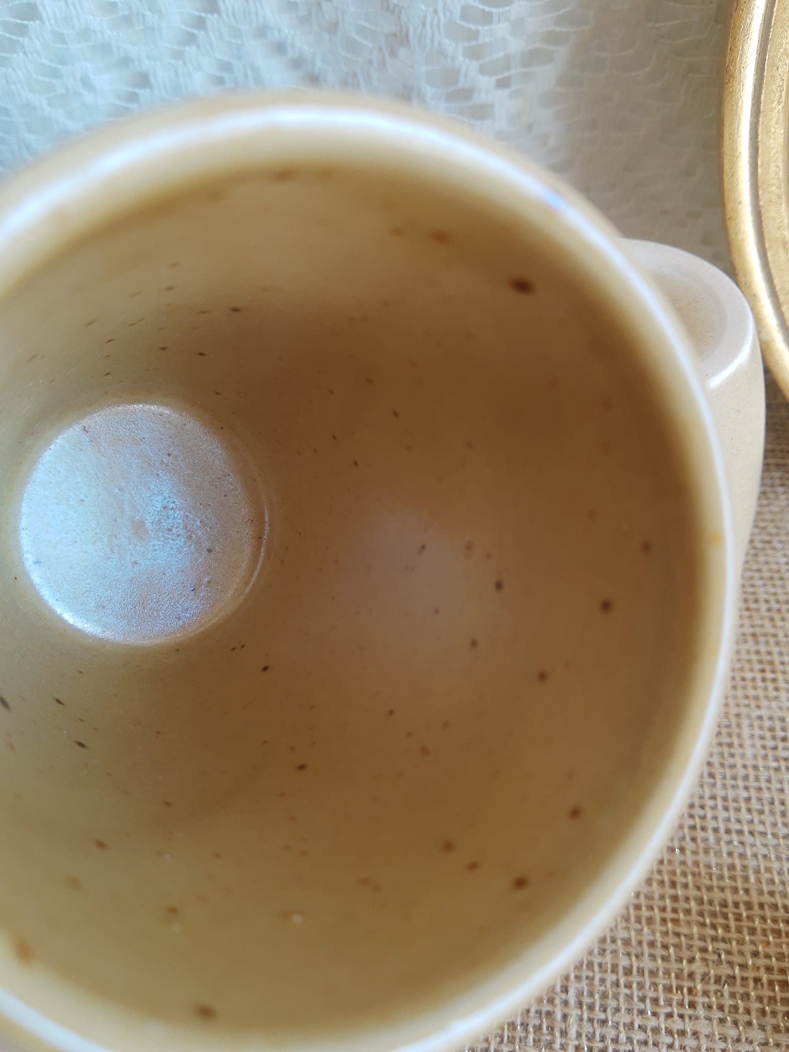 Set of 2 timpani, sandstone glasses