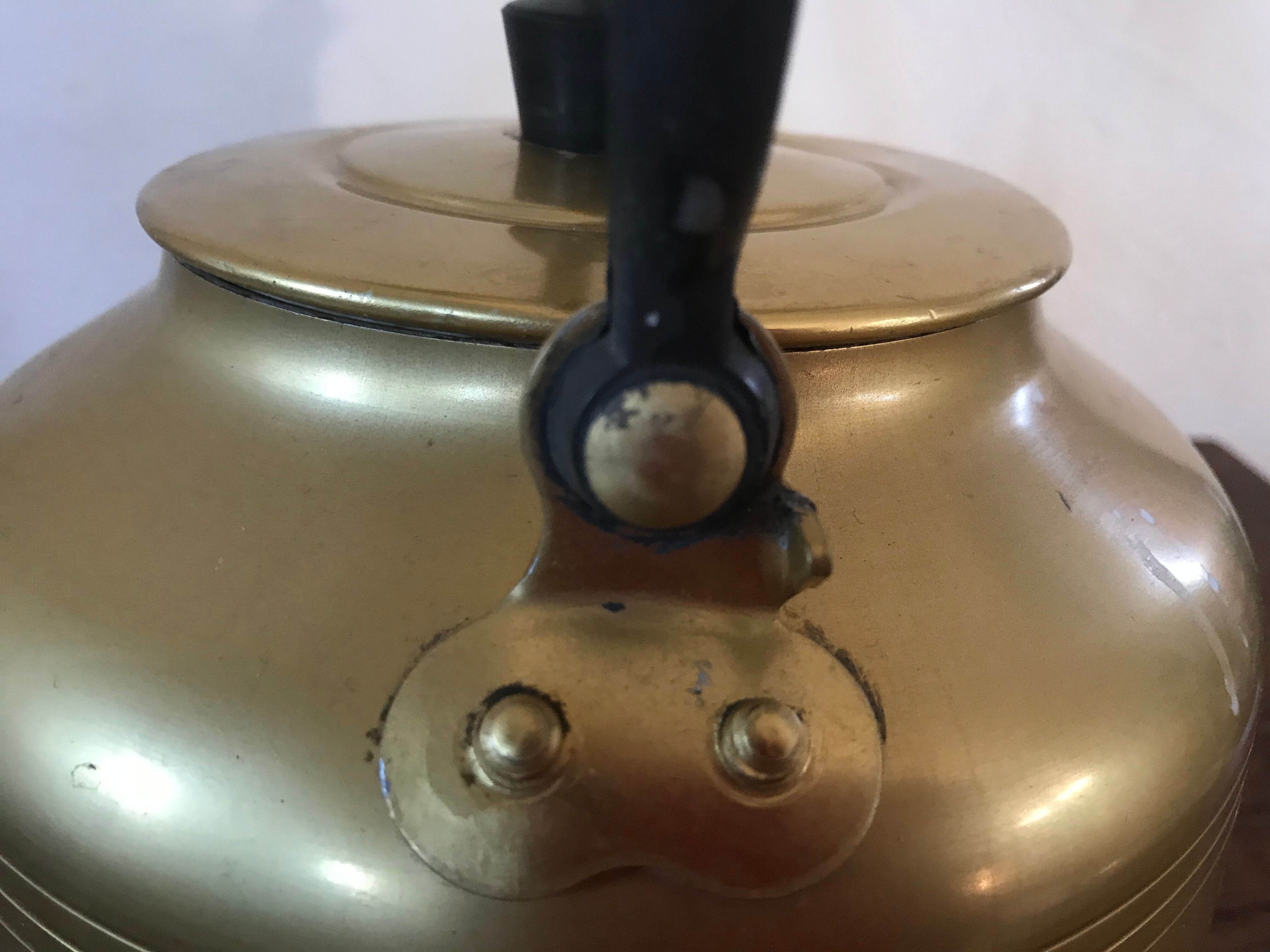 Golden kettle from the 60s