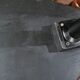 asymmetrical coffee table (free form) 1960 a 70 , plate blond foot conical foot 90x42xh49