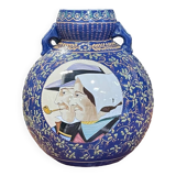 Vase in Quimper earthenware 1930s
