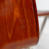 Ensemble de 6 chaises de salle à manger industrielles "S22" par Pagholz