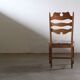 Chaises en chêne à dossier haut Razorblade vintage par Kjærnulf, années 1960, design danois