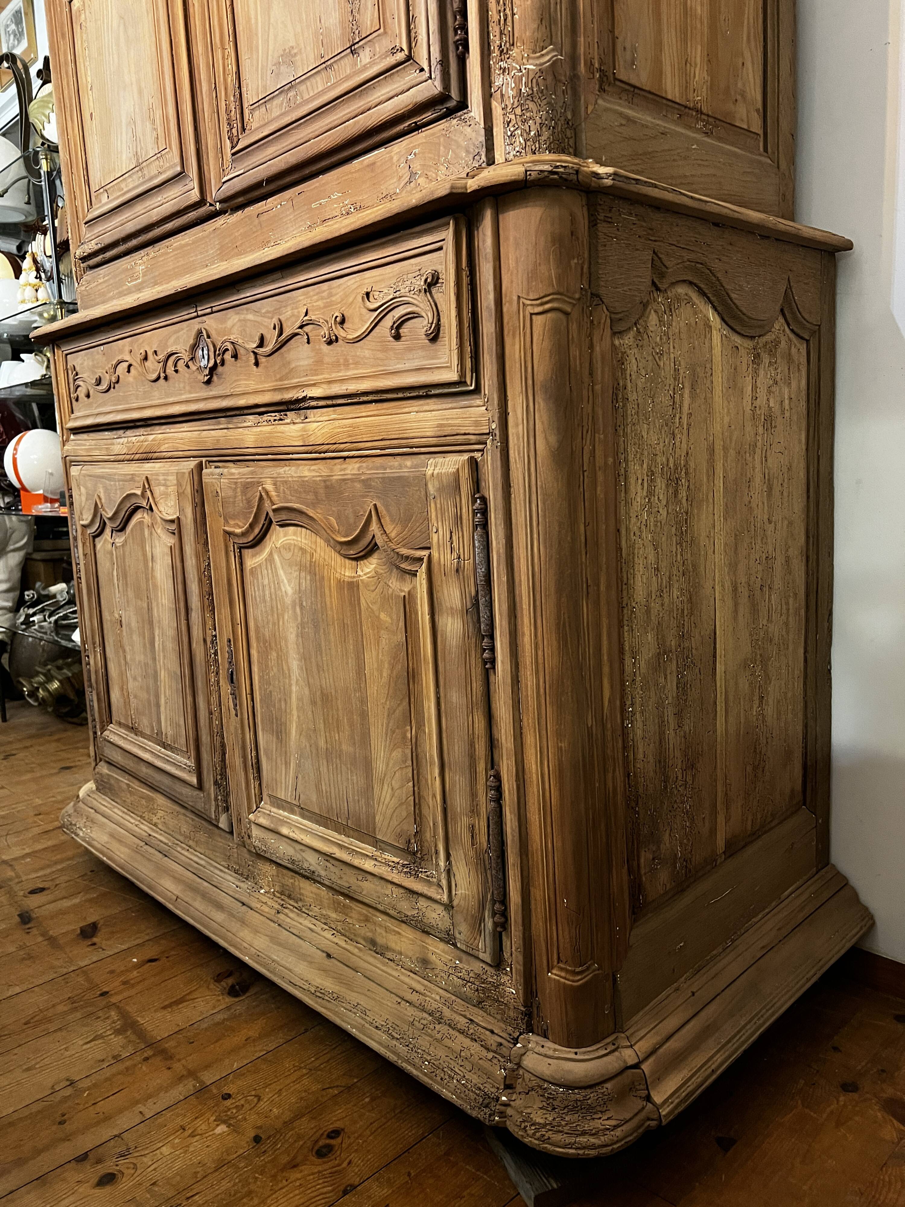 Two bodies cherry wood buffet