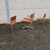 Set of an office chair and 2 Marcom chairs from the 60s