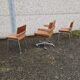 Set d'un fauteuil de bureau et de 2 chaises Marcom années 60's