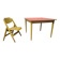 Lot table et chaise Egon Se 18 enfant