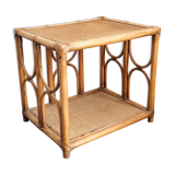 Vintage rattan coffee table