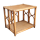 Table basse rotin vintage