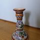 Hand painted Portugal Coimbra candle holder