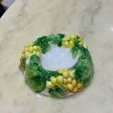 Empty Pocket or Grape Ashtray in slip ceramic